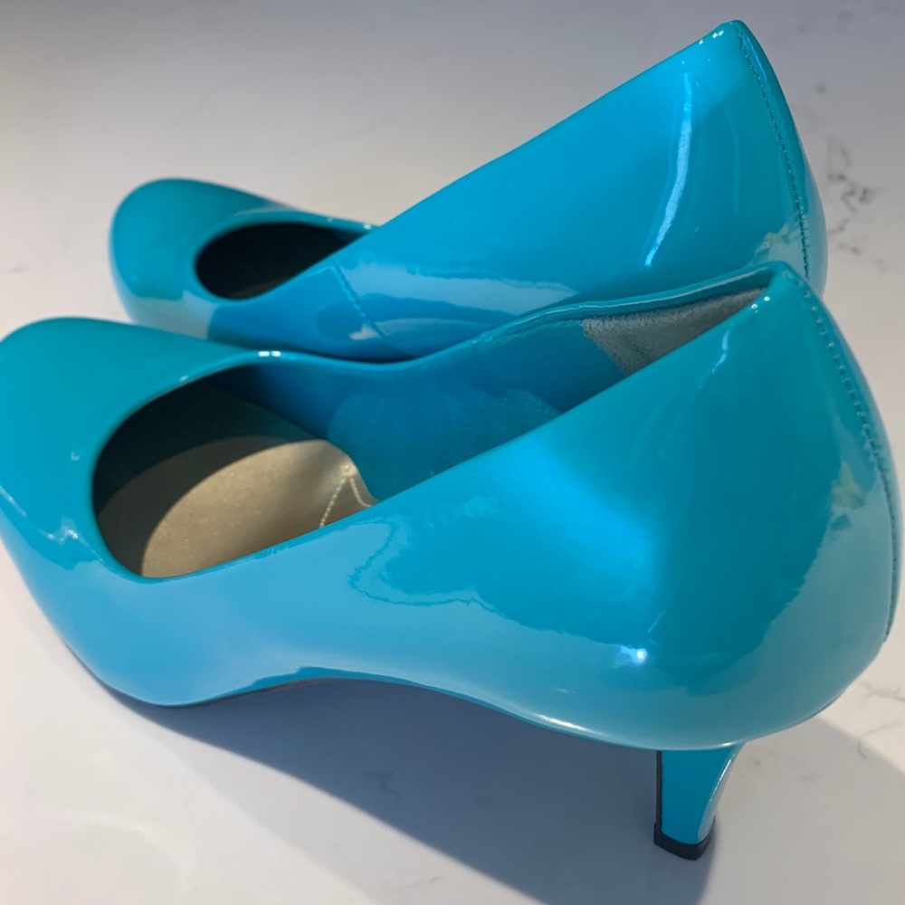 Comfort Plus Blue Women's Heels